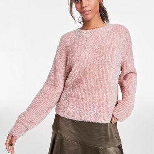 Metallic pink sweater